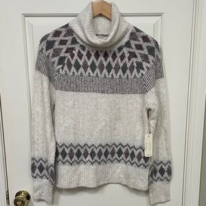 Artelier light grey cowl neck sweater